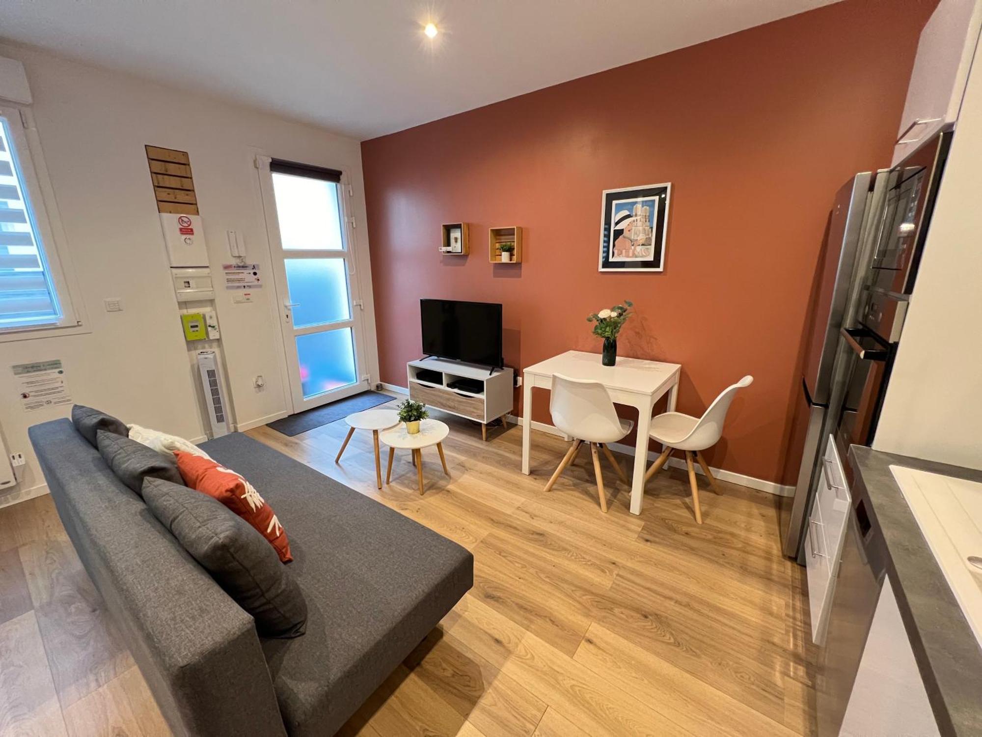Le Remois - Charmant T2 - Renove - Parking - Cour Privative - Wifi Reims Exterior photo