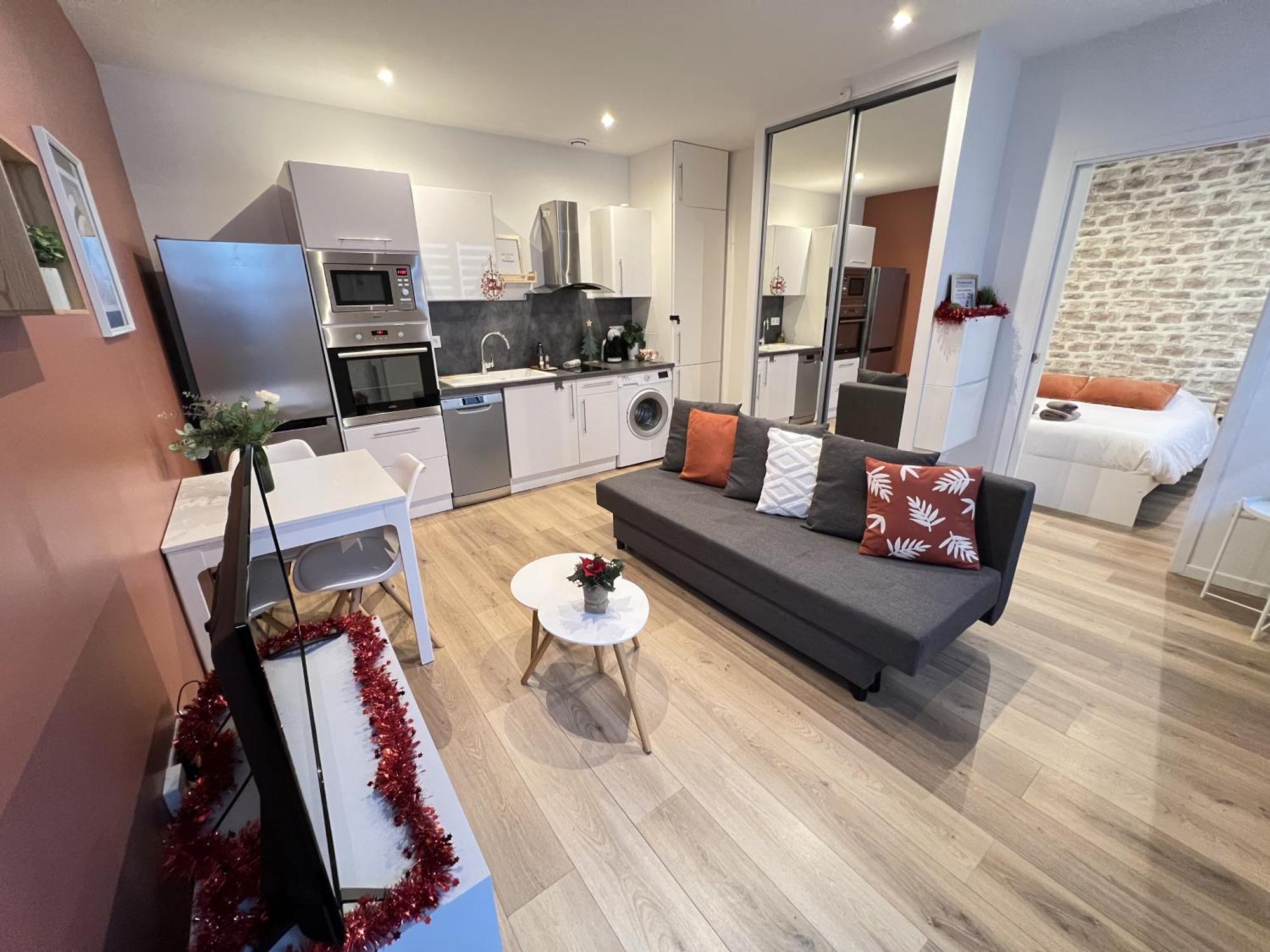Le Remois - Charmant T2 - Renove - Parking - Cour Privative - Wifi Reims Exterior photo